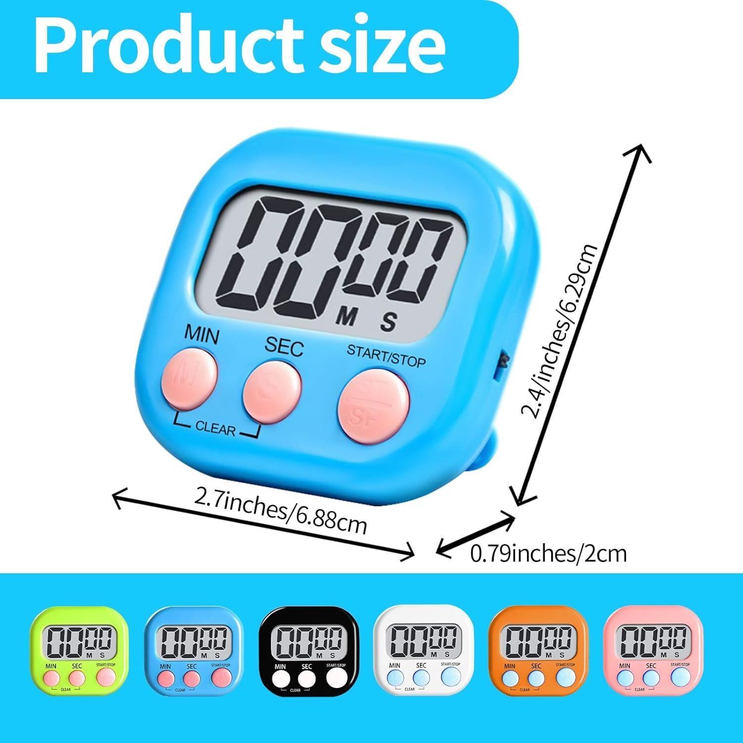 48 Temporizadores Digitales de Cocina Hyuetrsa con Alarma Fuerte