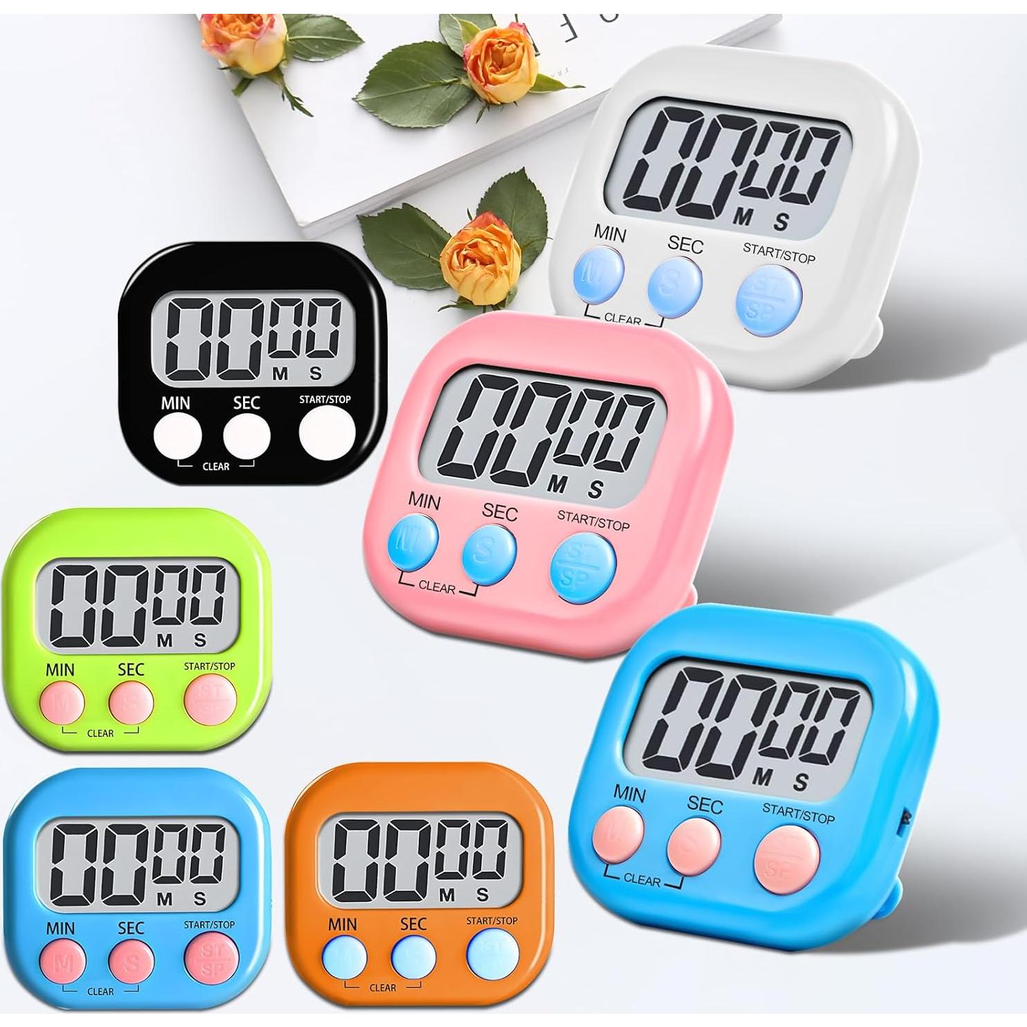 48 Temporizadores Digitales de Cocina Hyuetrsa con Alarma Fuerte