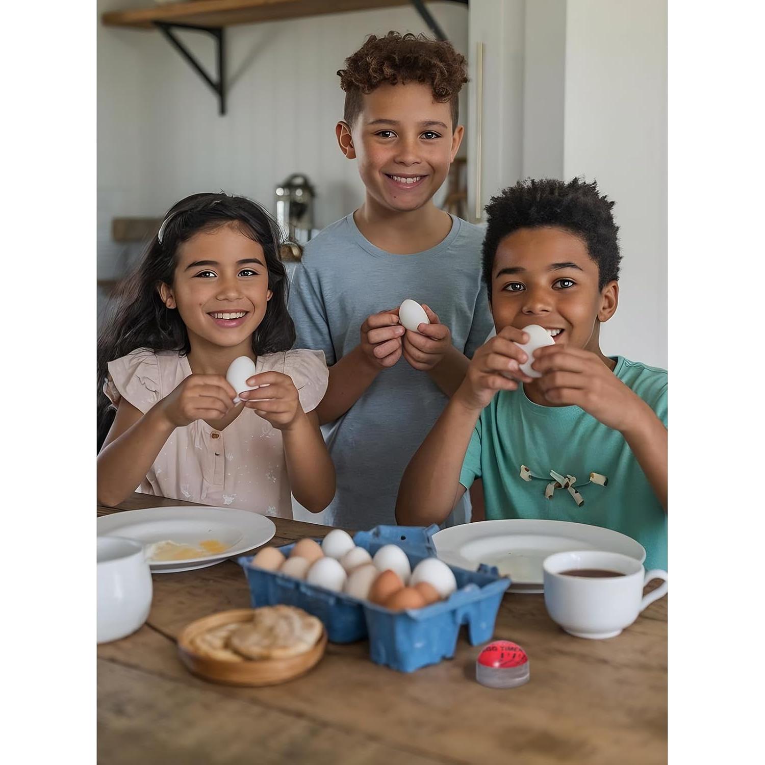 Temporizador de Huevos Esie Houzie - 2 Piezas Color Rojo y Azul