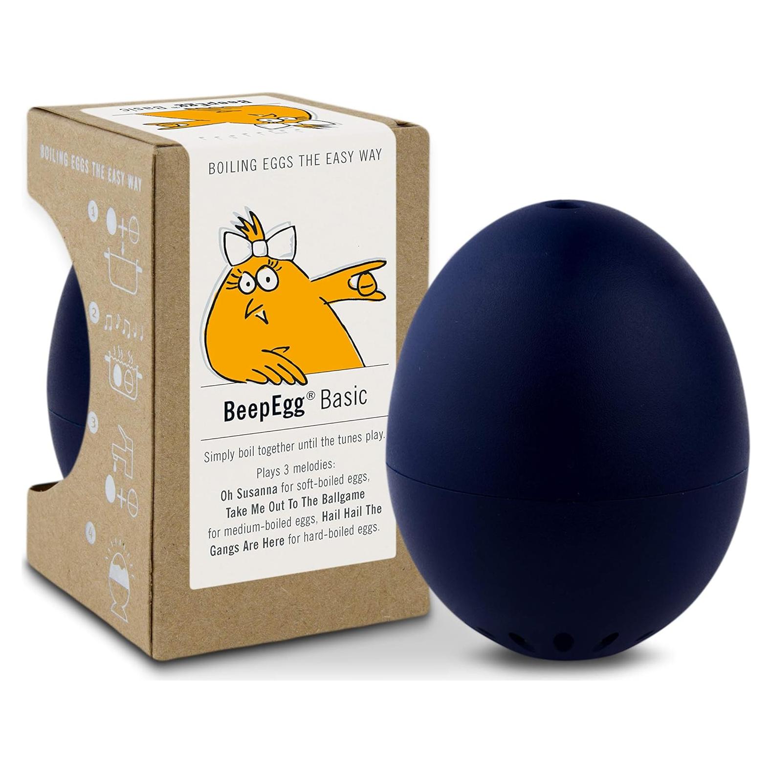 Temporizador de Huevos BrainStream BeepEgg - Musical, Azul Noche