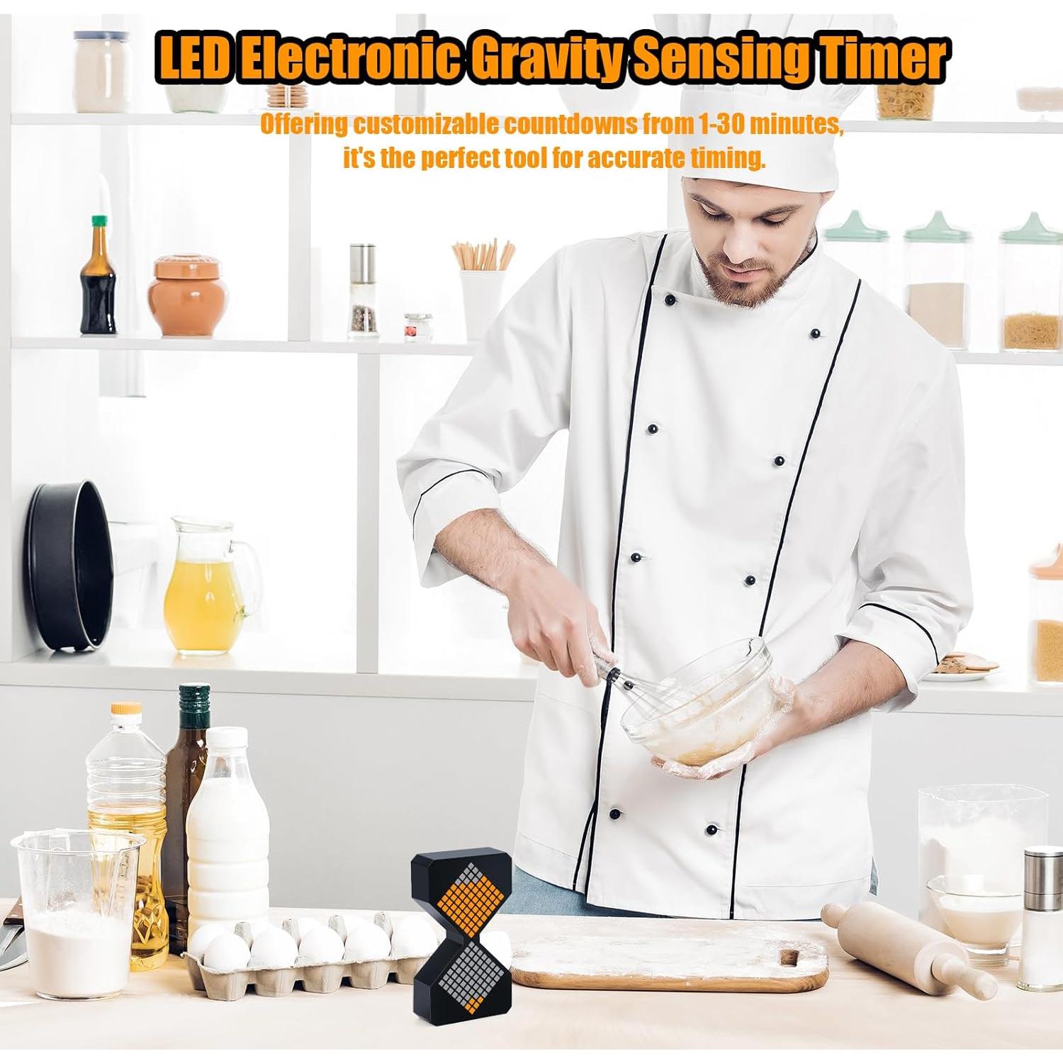 Temporizador Visual de Arena LED LPZNUYVC 1-30 Minutos