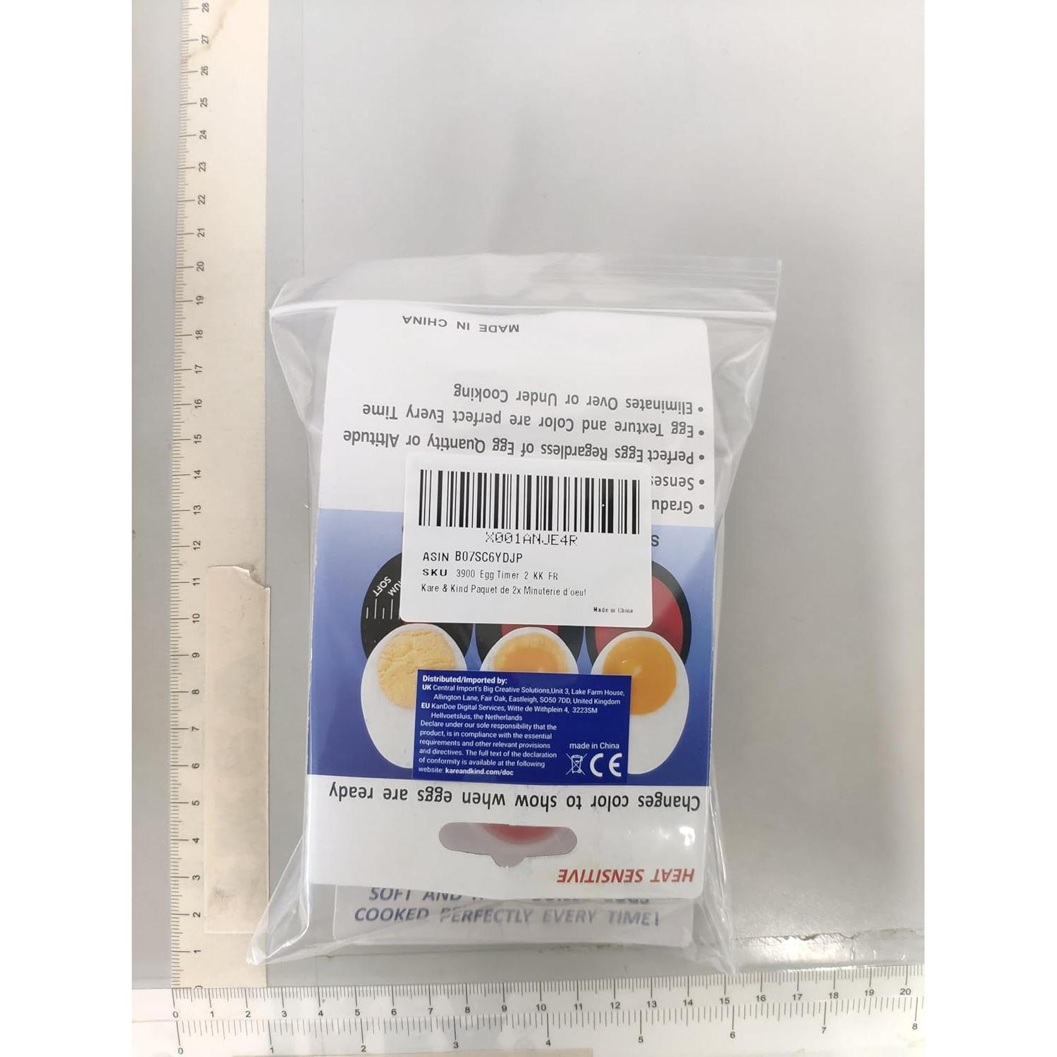 Temporizador de Huevos Kare & Kind 2 Piezas - Cambio de Color