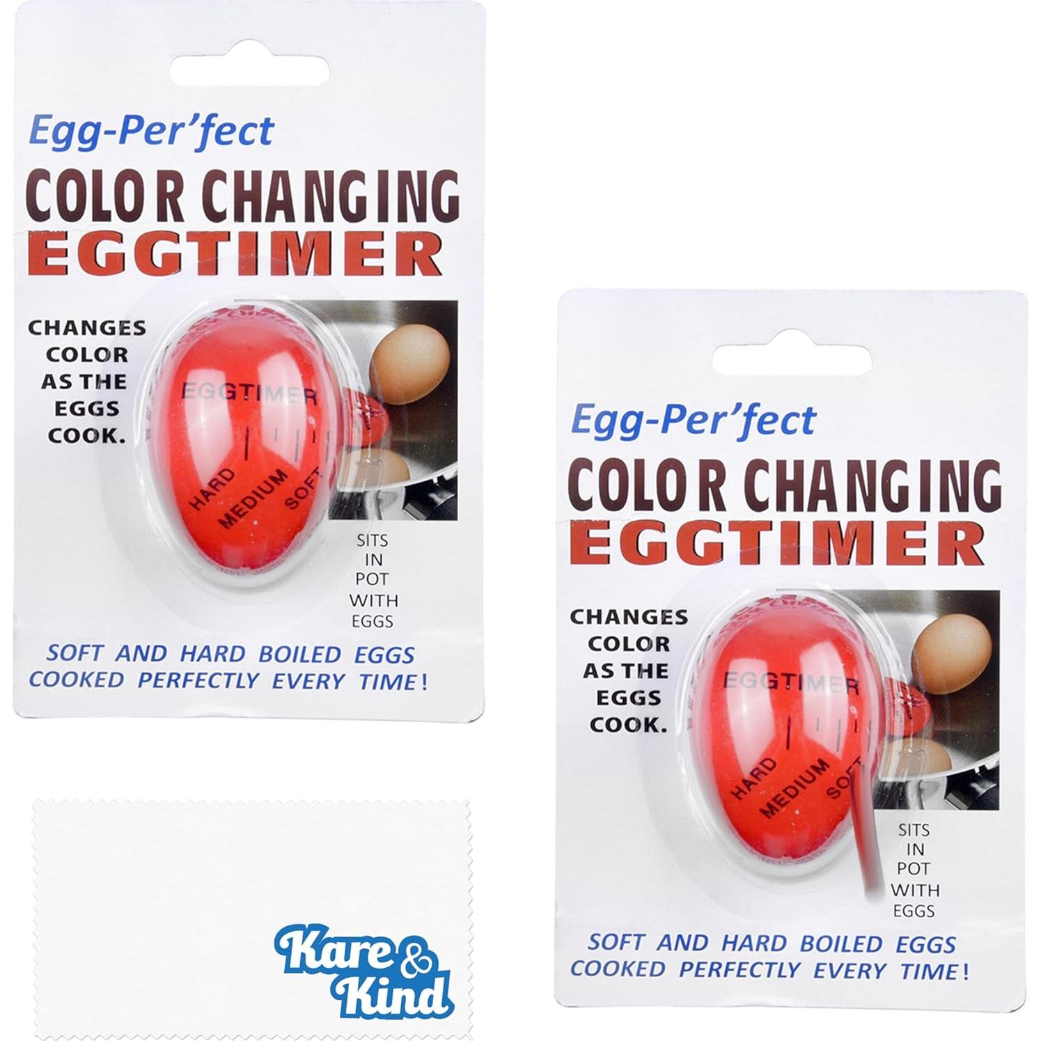 Temporizador de Huevos Kare & Kind 2 Piezas - Cambio de Color