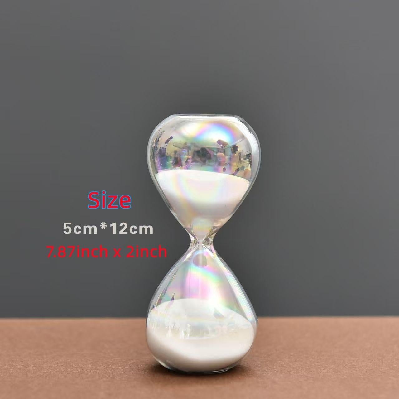 Reloj de Arena Falytemow 5 Minutos Vidrio Minimalista 20 cm