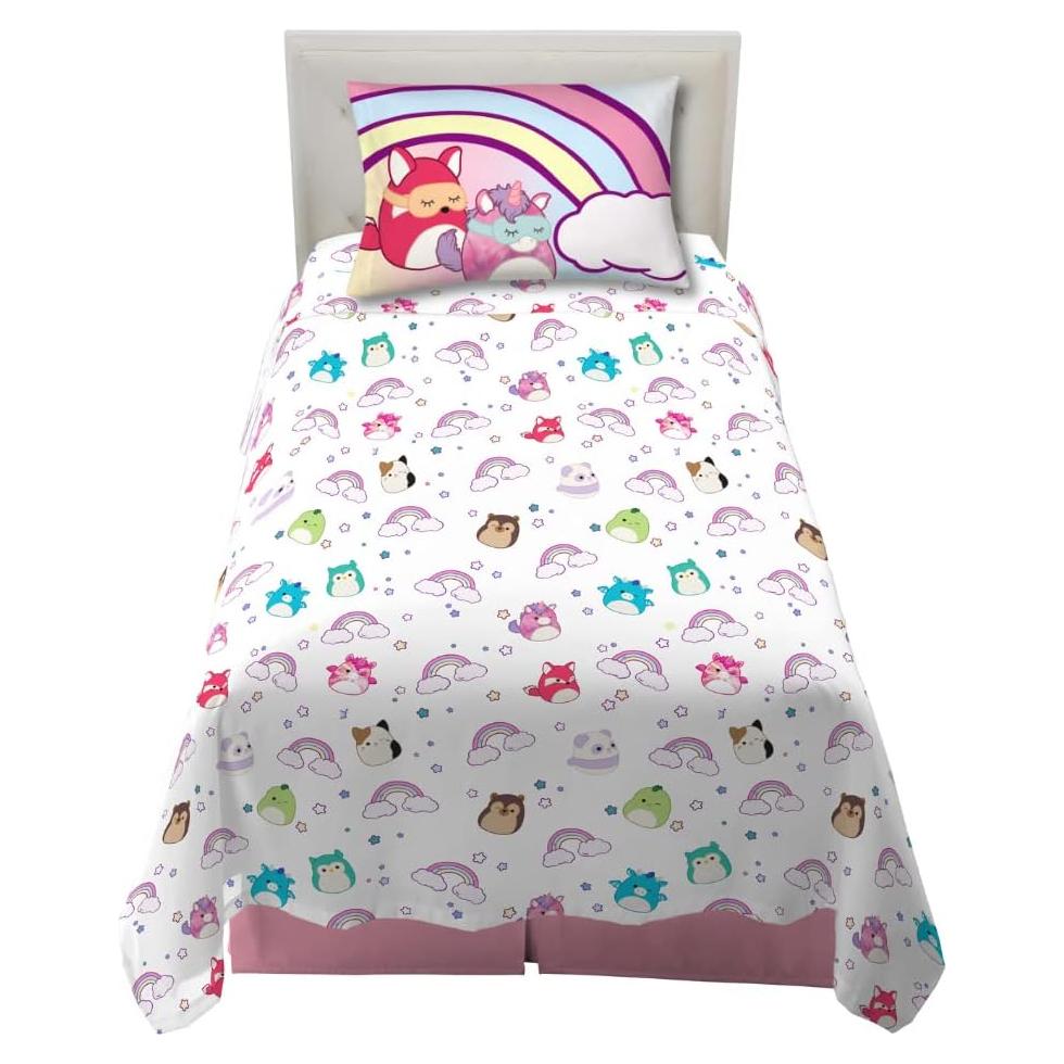 Juego de Sábanas Twin XL Franco Squishmallows Microfibra