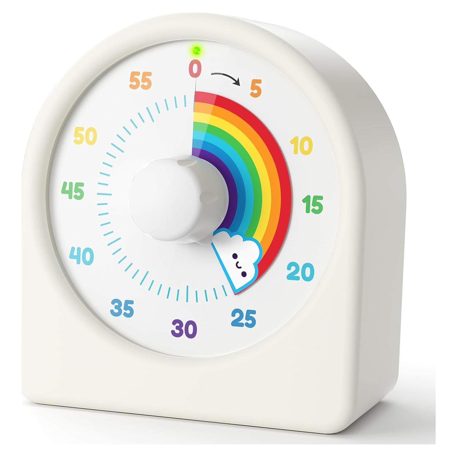 Temporizador Visual Recargable LIORQUE Arcoíris 60 Minutos