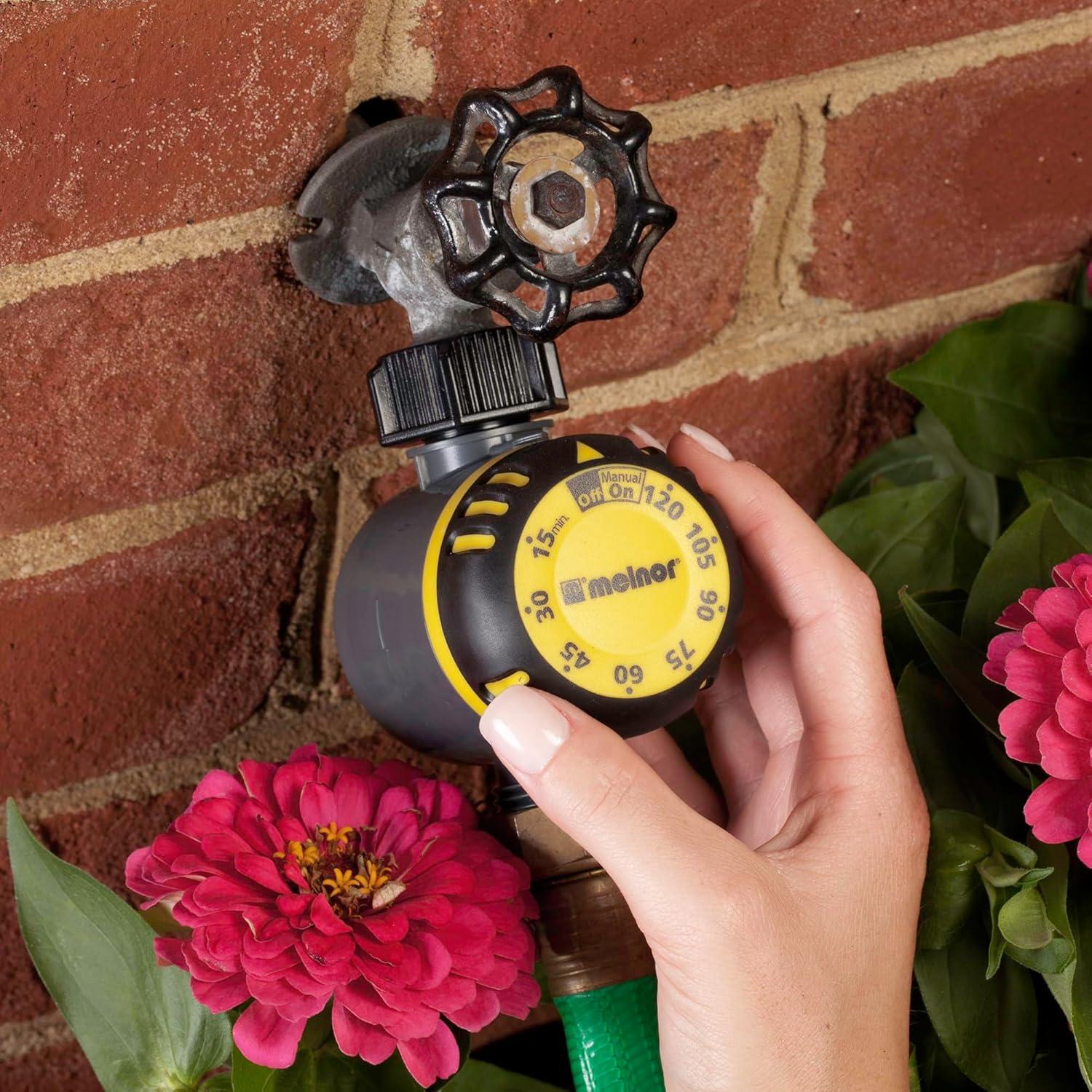 Temporizador Mecánico de Riego Melnor 65136AMZ 2h Automático