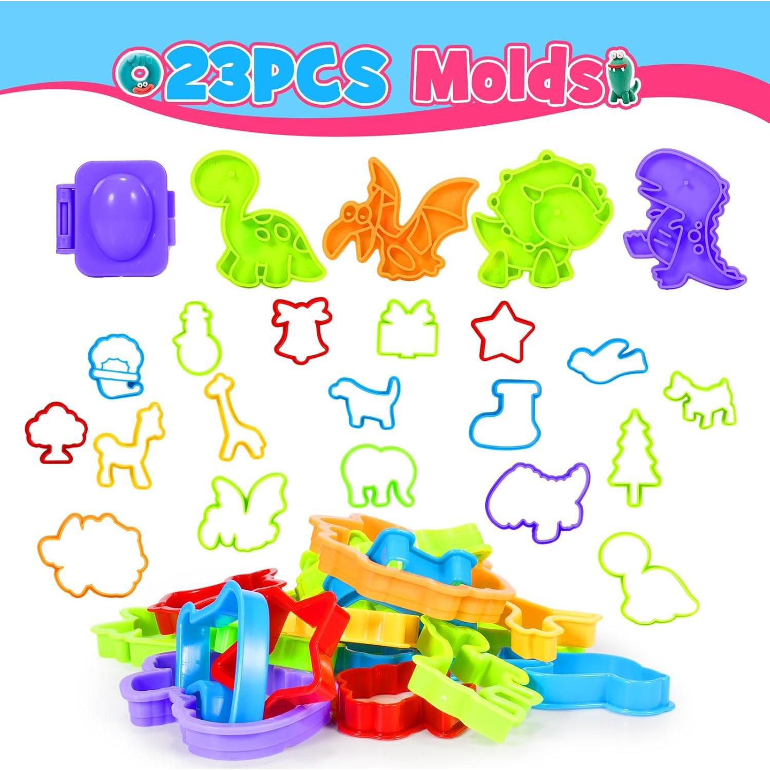 Juego de Herramientas de Masa para Niños 37 Piezas