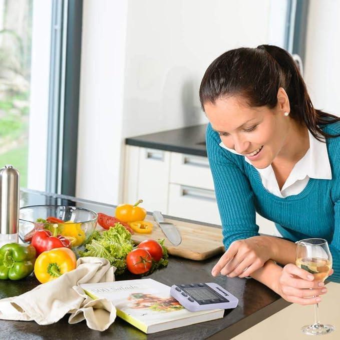 Temporizadores Digitales de Cocina Samshow 2 Pack Triple LCD
