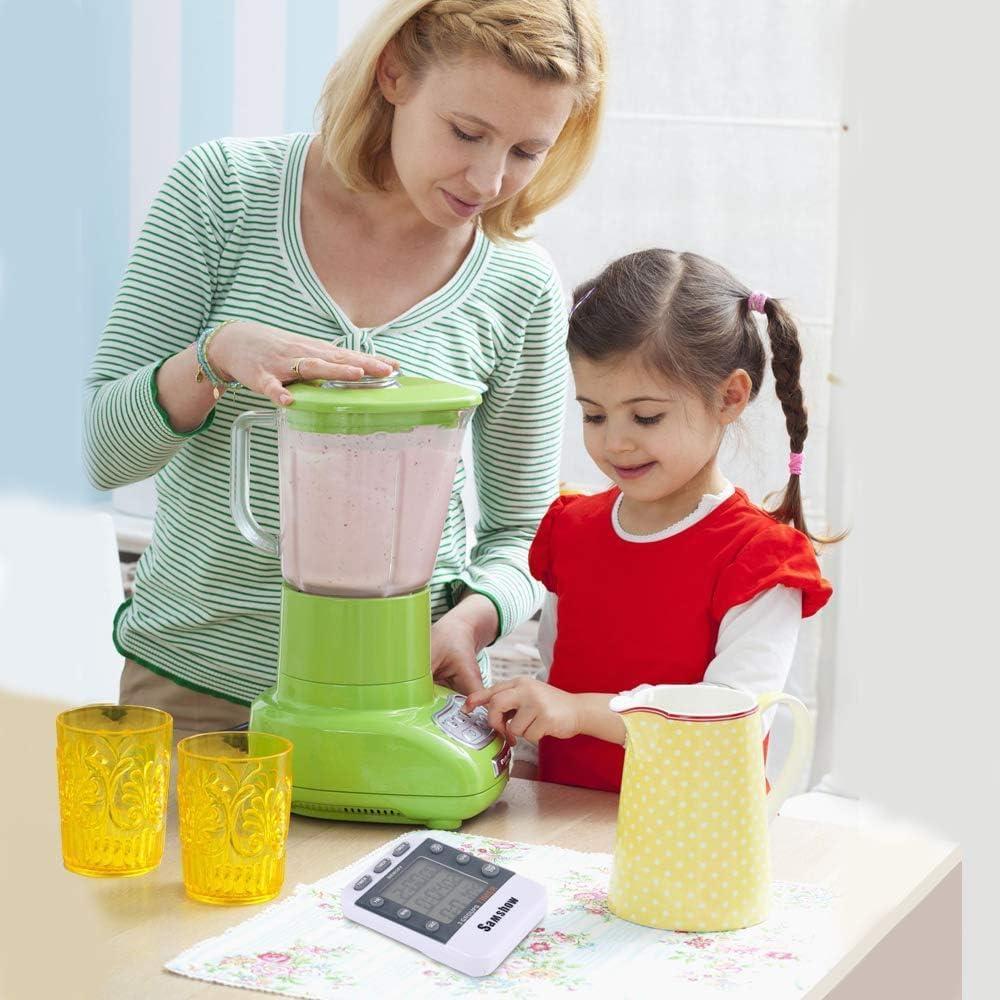 Temporizadores Digitales de Cocina Samshow 2 Pack Triple LCD