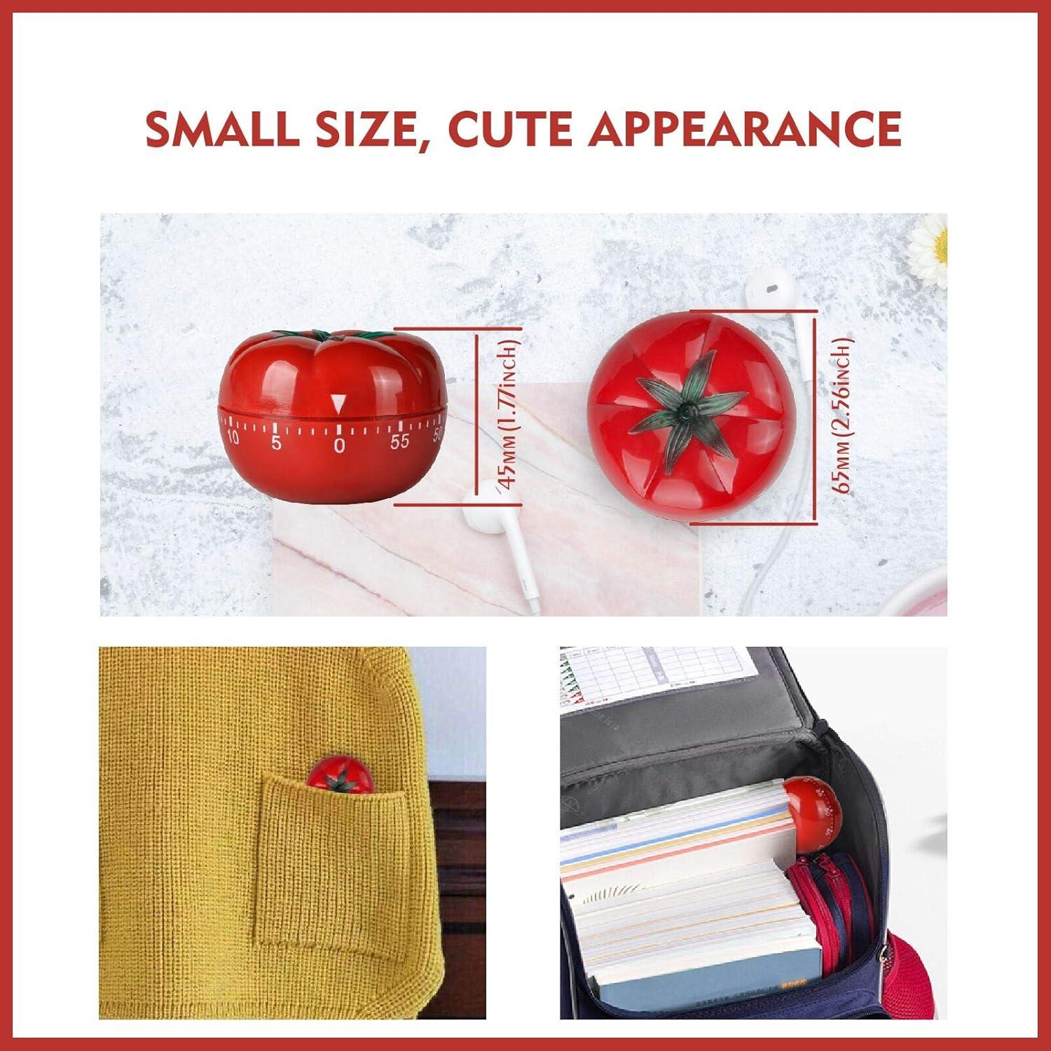 Temporizador de Cocina Mecánico Jayron JR-WG017 Tomate Rojo 60 Min