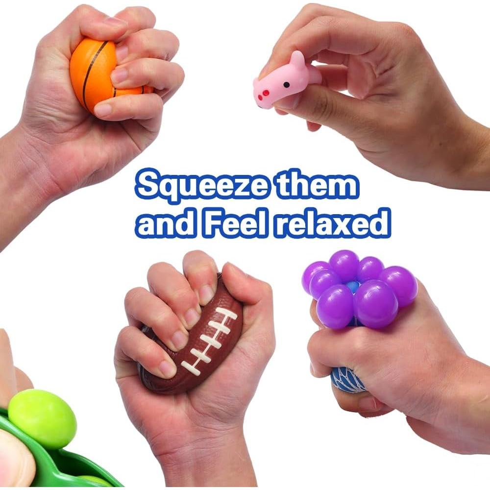 Paquete de 24 Juguetes Antiestrés KINGYAO para Adultos