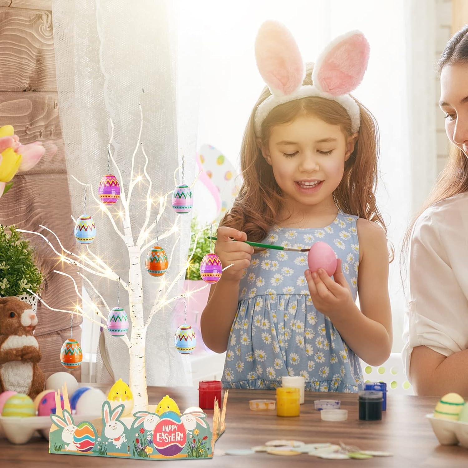 Árbol de Pascua iluminado PEIDUO 60.96 cm 24 luces cálidas