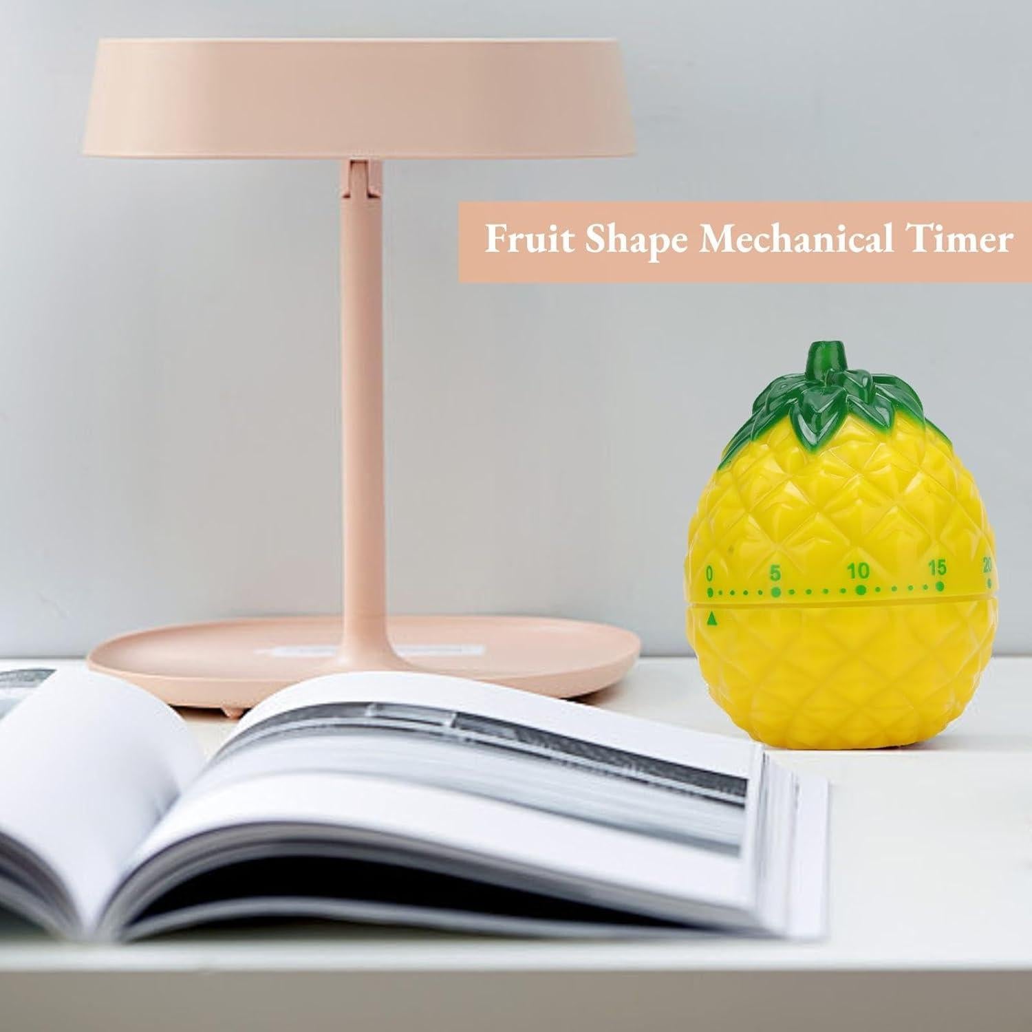 Temporizador de Cocina Mecánico Jwthee Piña 60 Minutos