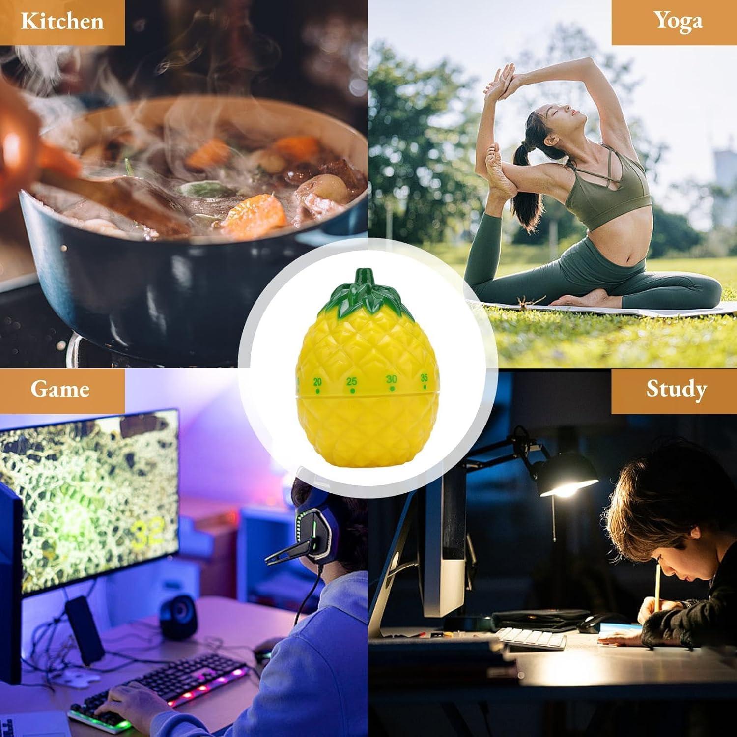 Temporizador de Cocina Mecánico Jwthee Piña 60 Minutos