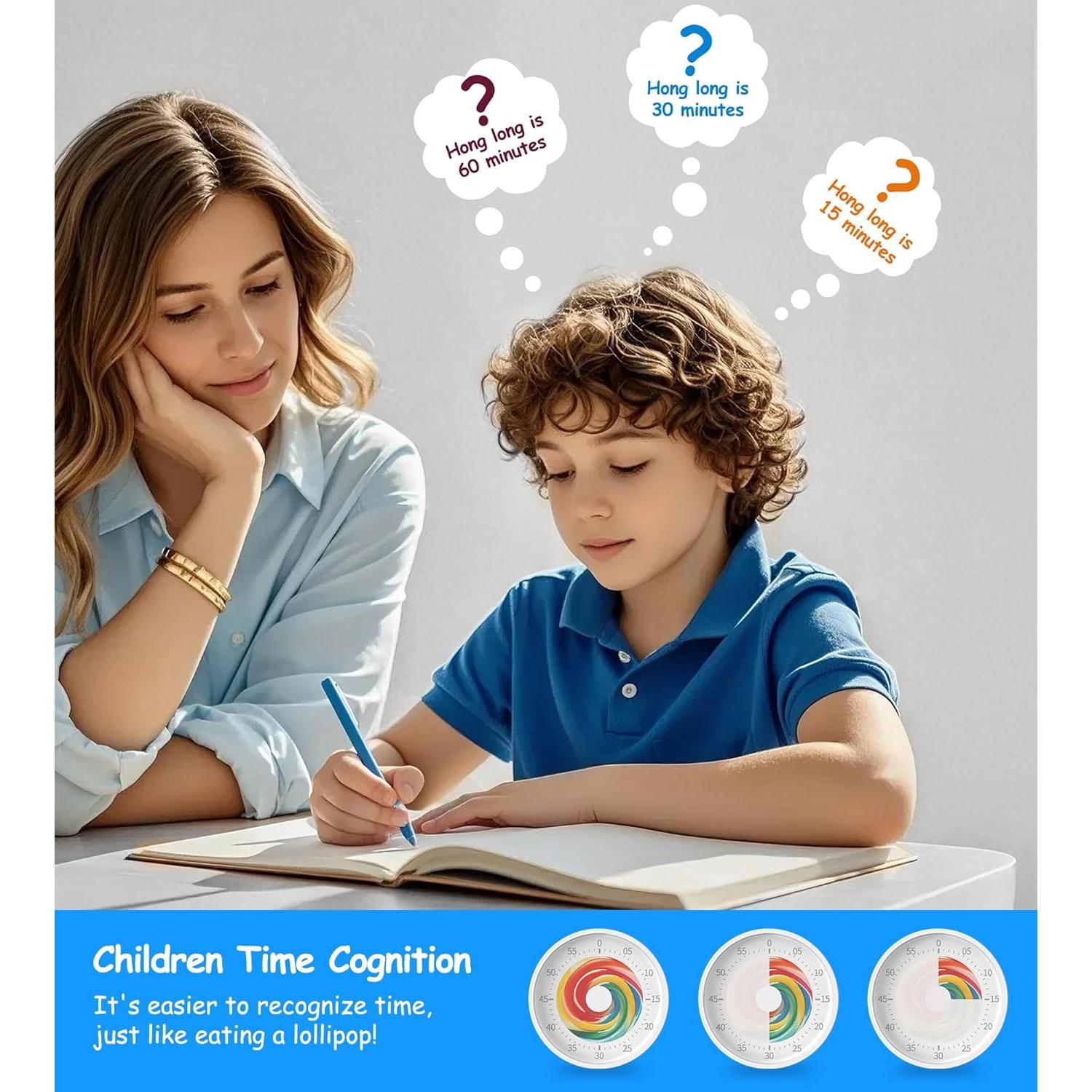 Temporizador Visual Rosenpatio para Niños 60 Minutos Piruleta