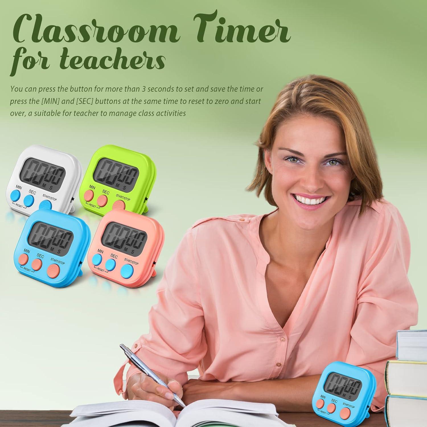 Temporizadores Digitales Xuhal 28 Pcs Magnéticos para Cocina