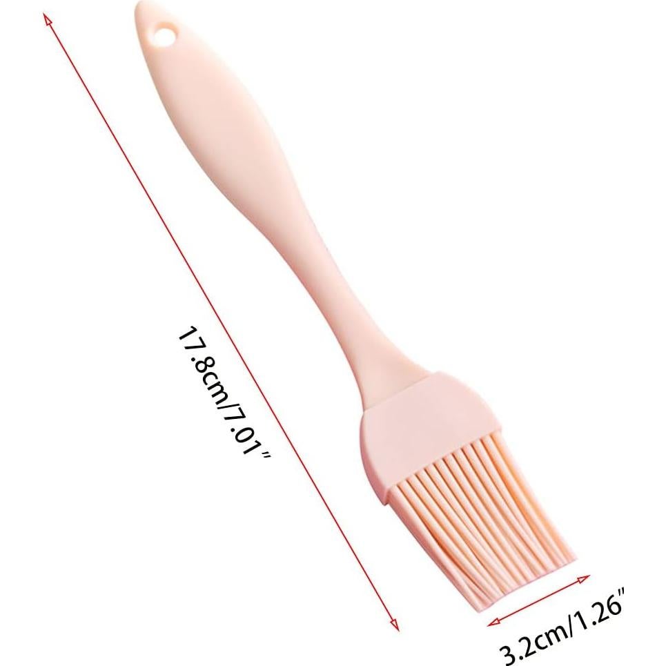 Cepillo de Silicona para Barbacoa RALIYATX Rosa 3.2x17.8 cm