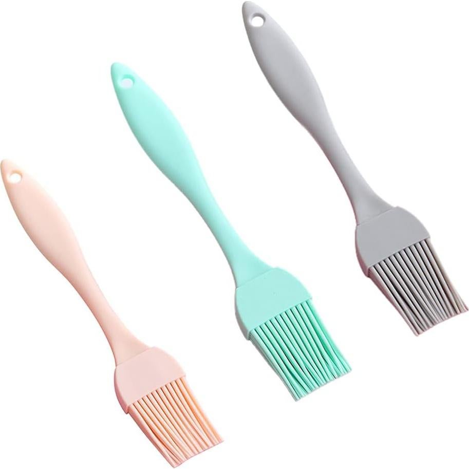 Cepillo de Silicona para Barbacoa RALIYATX Rosa 3.2x17.8 cm