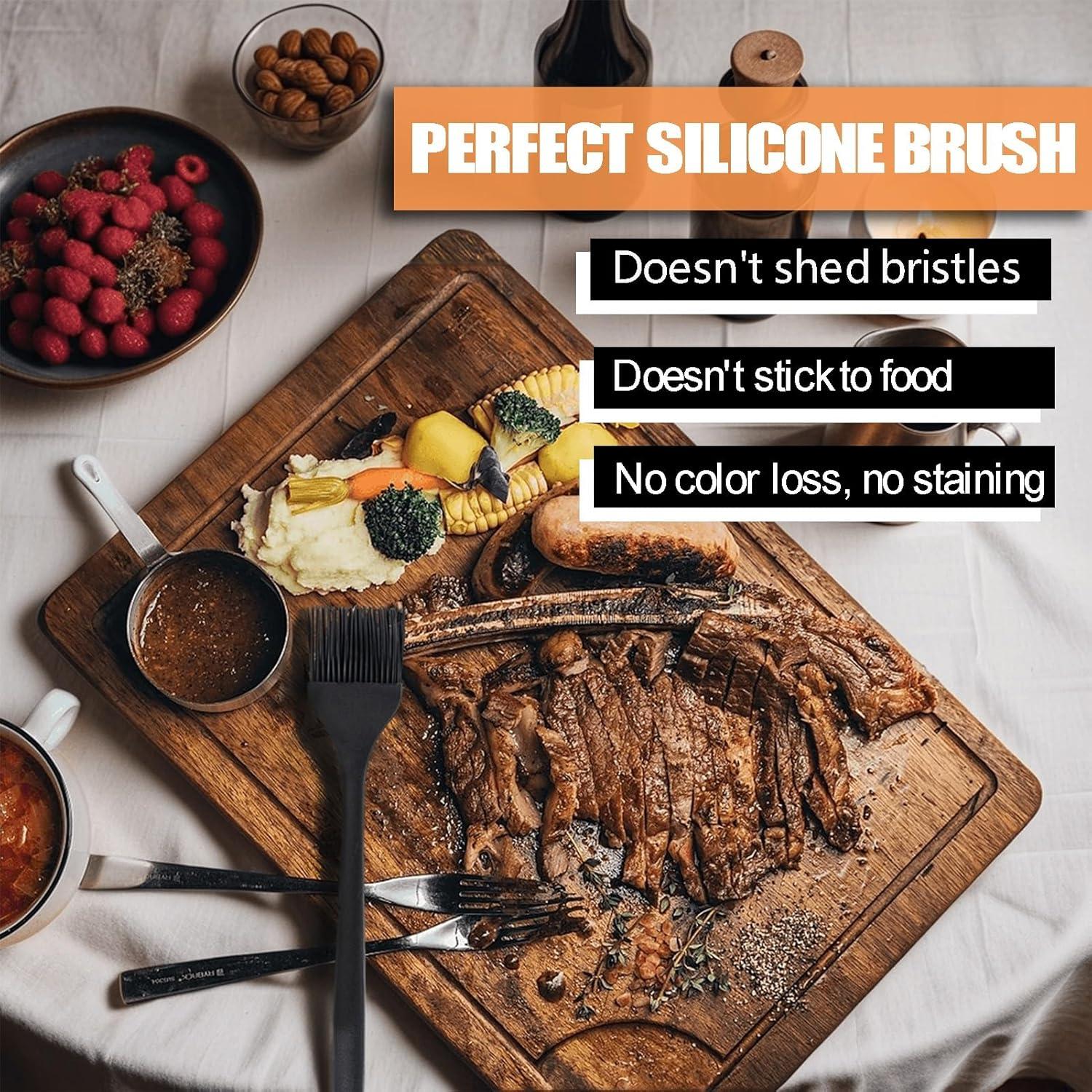 Brocha de Silicona Ortaco 2 Piezas para Hornear y Cocinar