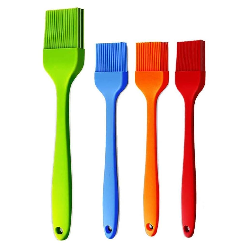 Brochas de Silicona para Basting iPstyle 4 Piezas Apta Lavavajillas