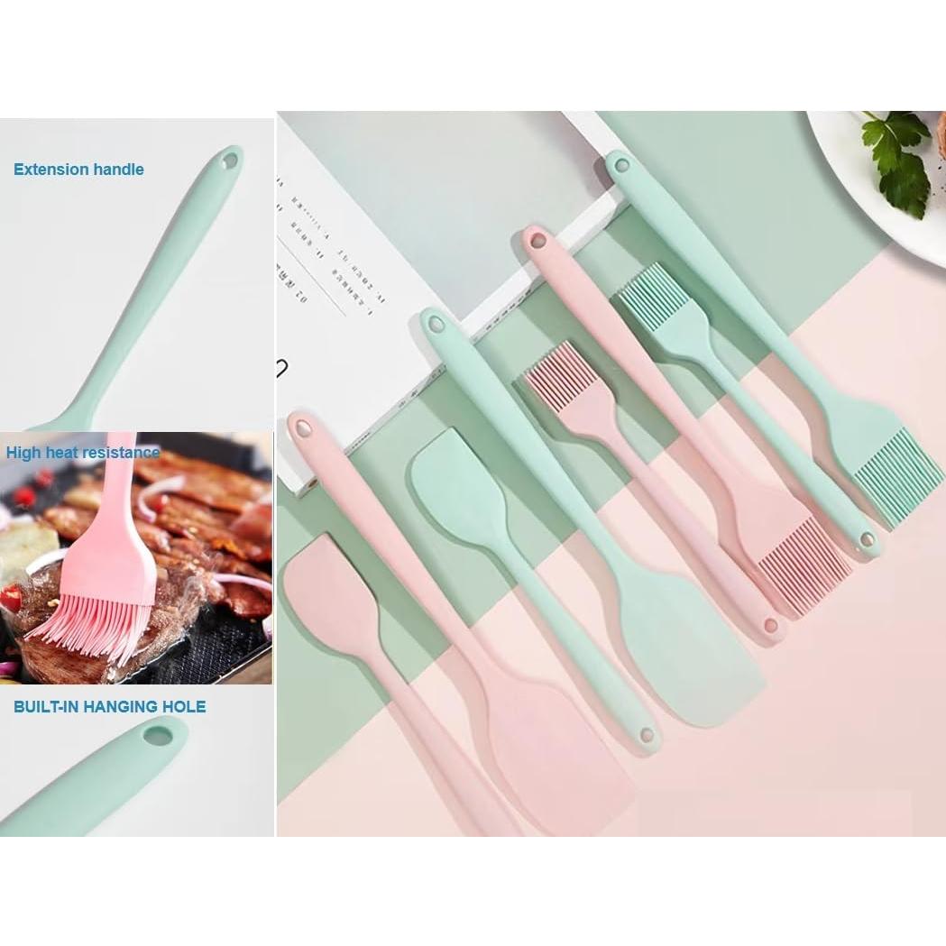 Juego de Brochas de Silicona WinAimer 2 Piezas Resistente al Calor