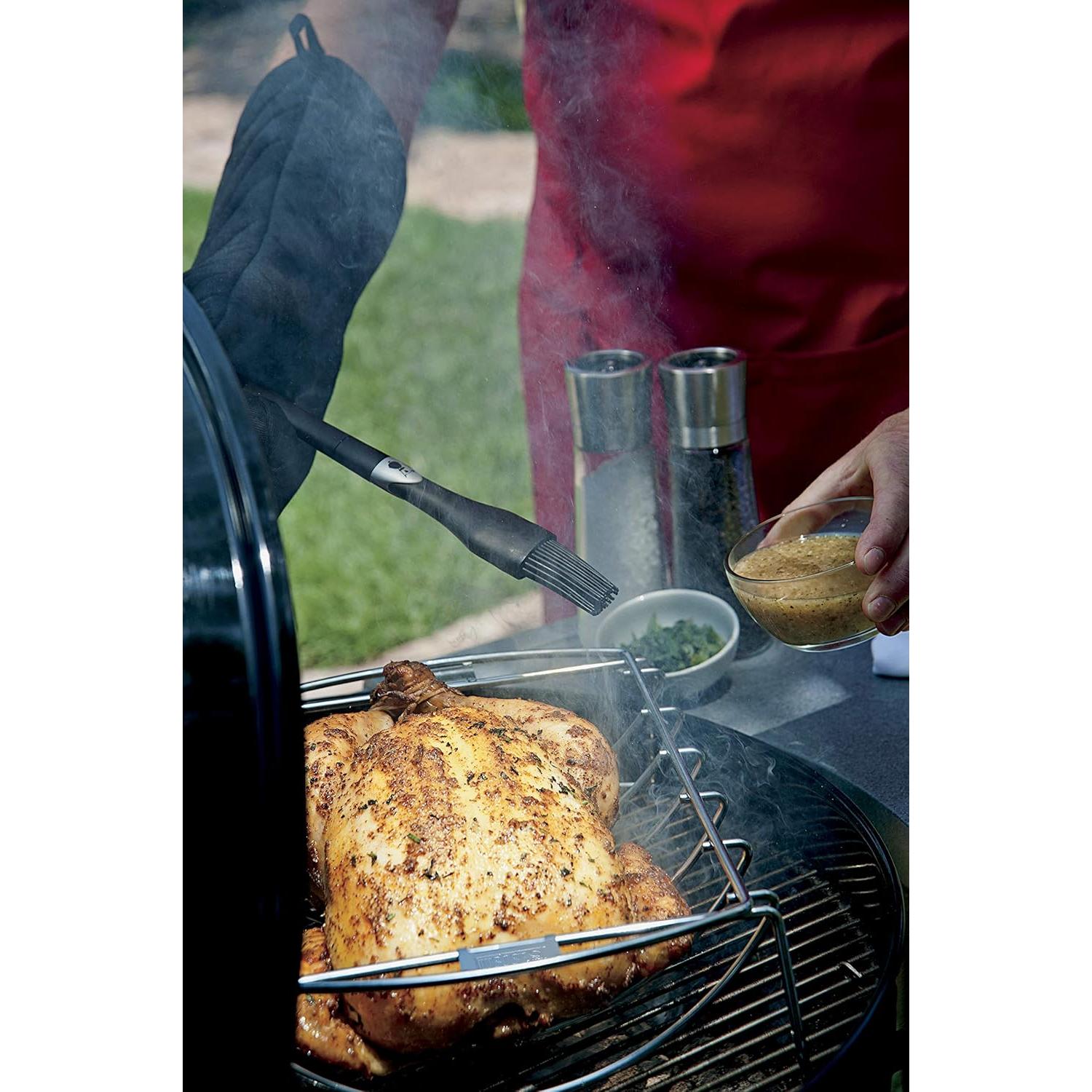 Brocha de Silicona Weber 33.5 cm para BBQ - Apta Lavavajillas