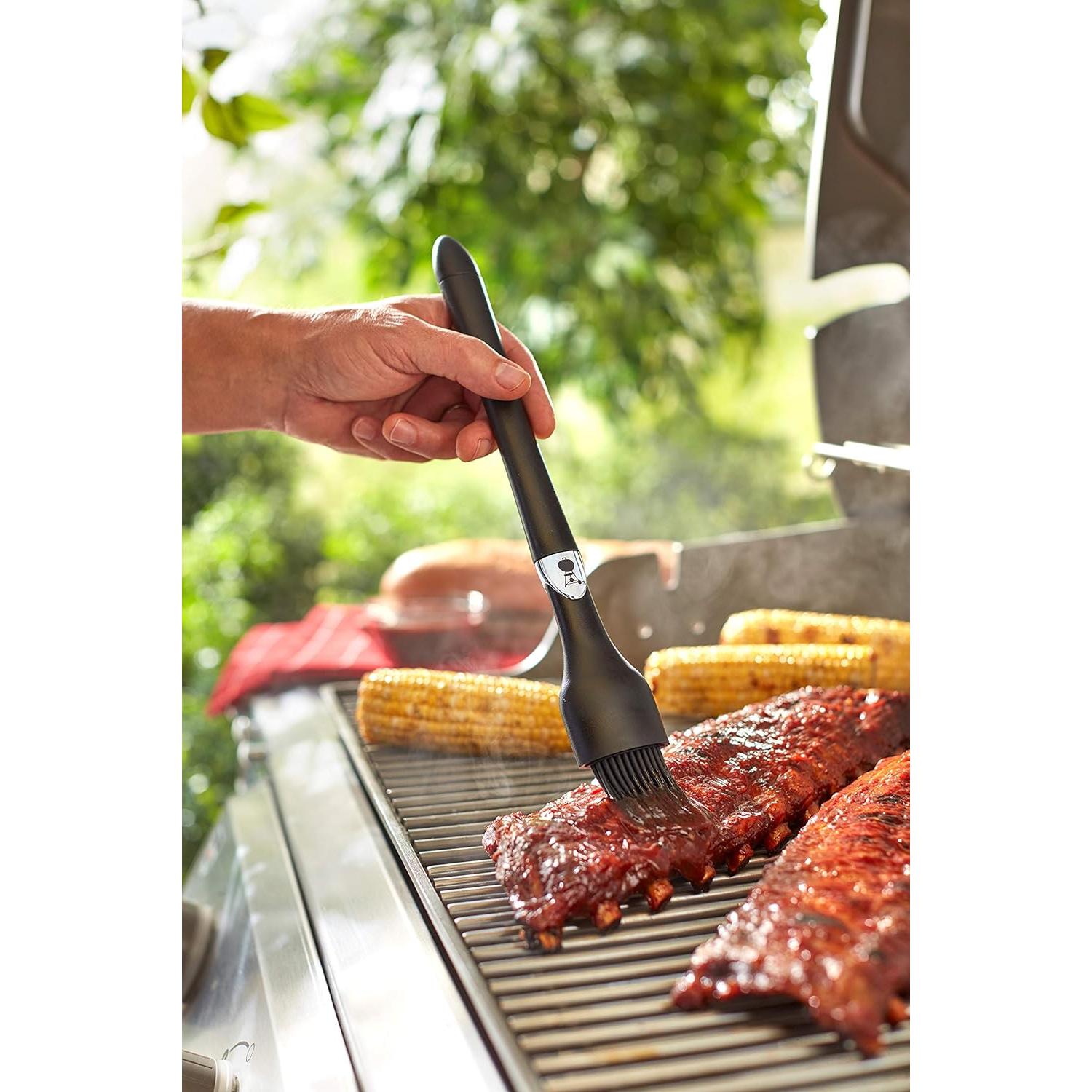 Brocha de Silicona Weber 33.5 cm para BBQ - Apta Lavavajillas