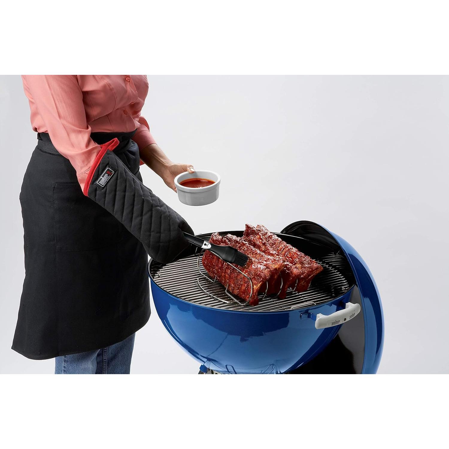 Brocha de Silicona Weber 33.5 cm para BBQ - Apta Lavavajillas