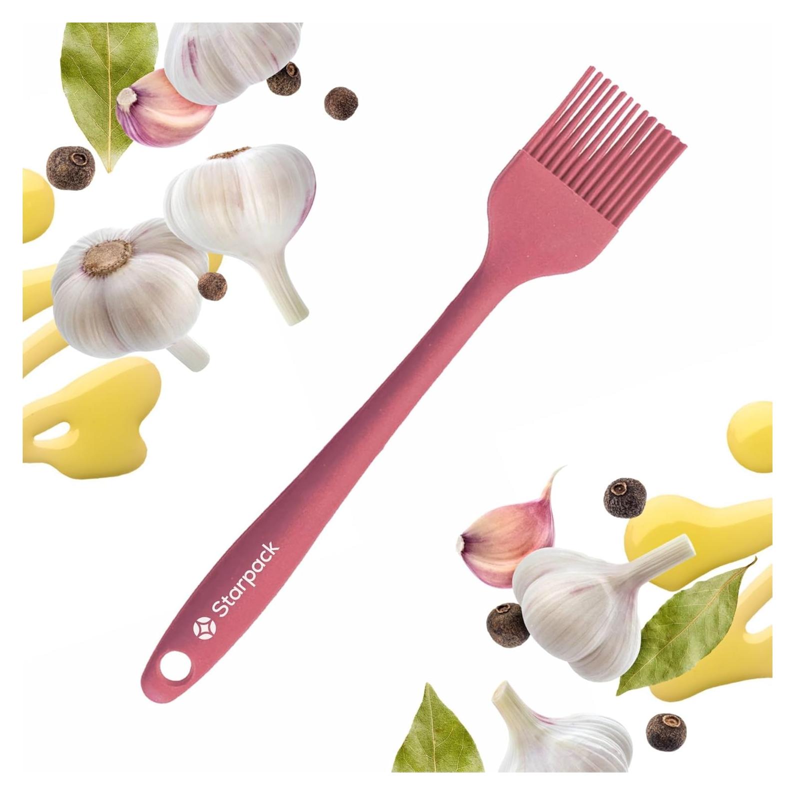 Brocha de Silicona StarPack Rosa Terroso 20.3 cm Resistente 600°F