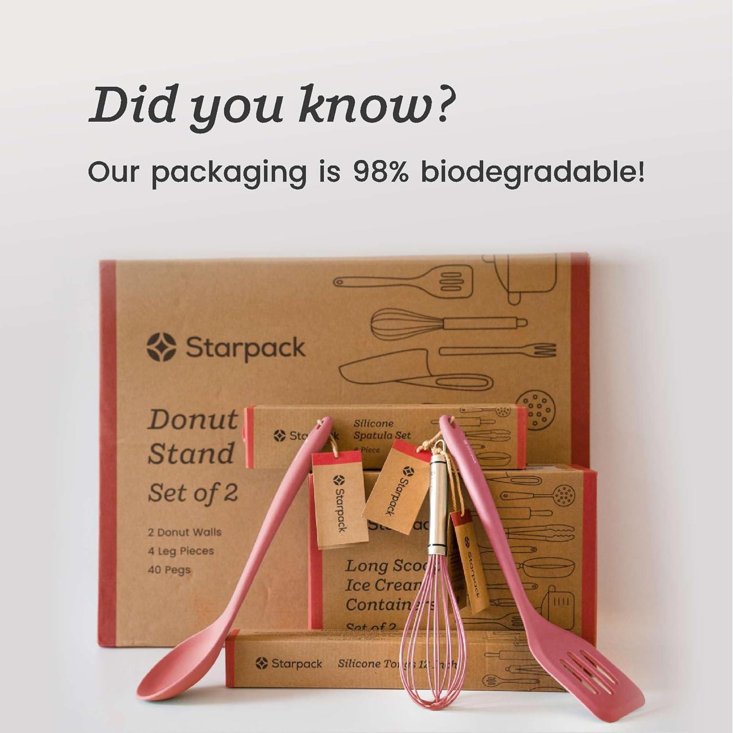 Brocha de Silicona StarPack Rosa Terroso 20.3 cm Resistente 600°F