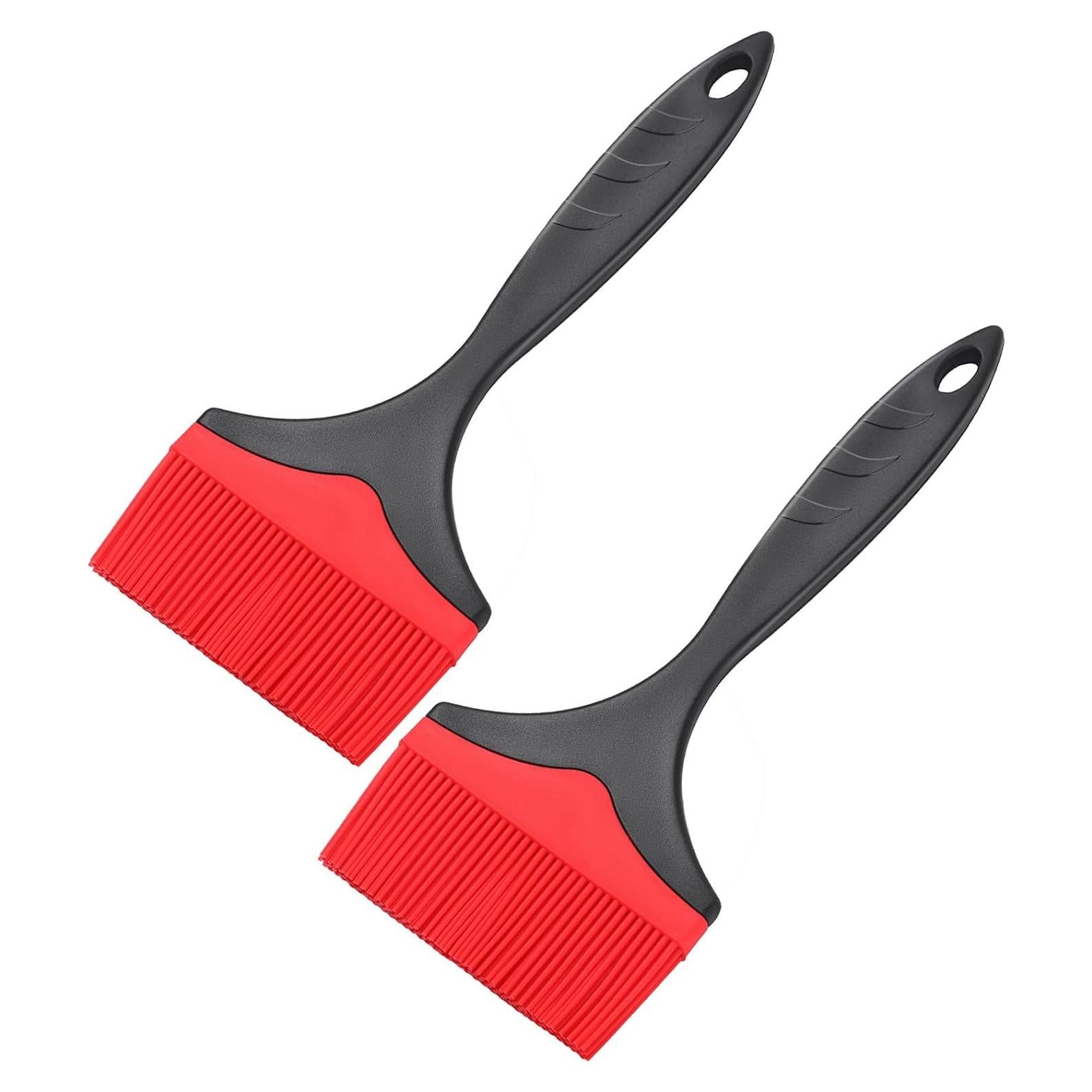 Brocha de Silicona Grande Tuyotue 25.4cm Roja - Juego de 2