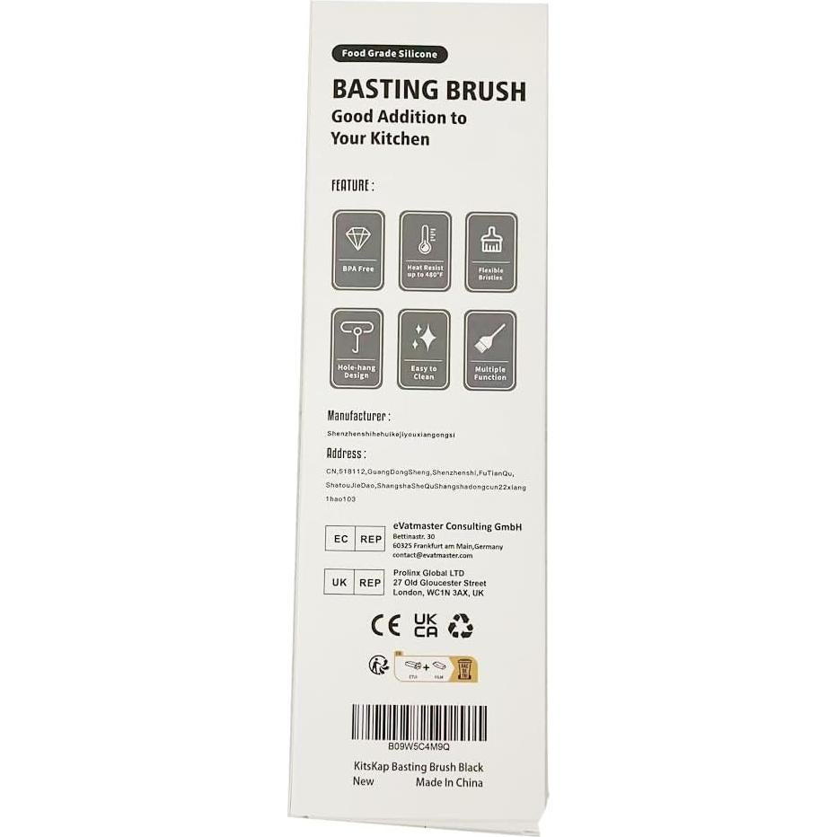 Brocha de Silicona para Basting KitsKap 2 Pcs 25.4 cm y 20.3 cm