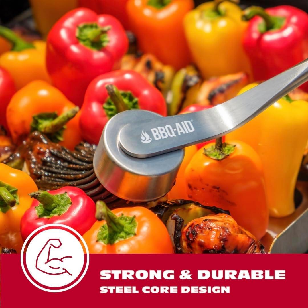 Brocha de Basting BBQ-AID de Silicona con Mango de Madera