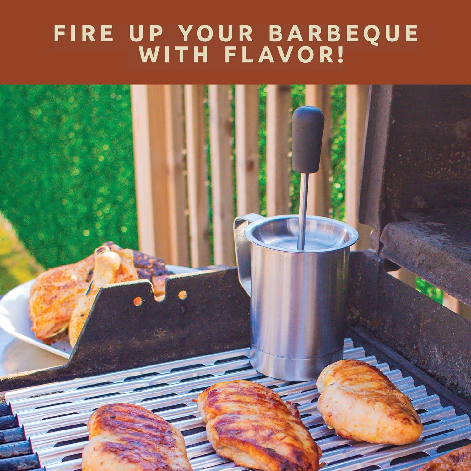 Conjunto Olla de Salsa y Brocha Baster Bellemain 16 oz