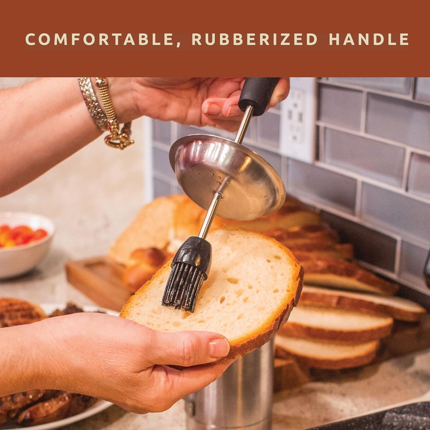 Conjunto Olla de Salsa y Brocha Baster Bellemain 16 oz