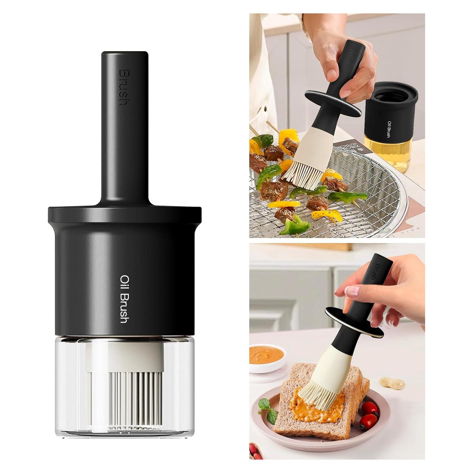 Dispensador de Aceite YARRAMATE 300ml con Brocha Silicona