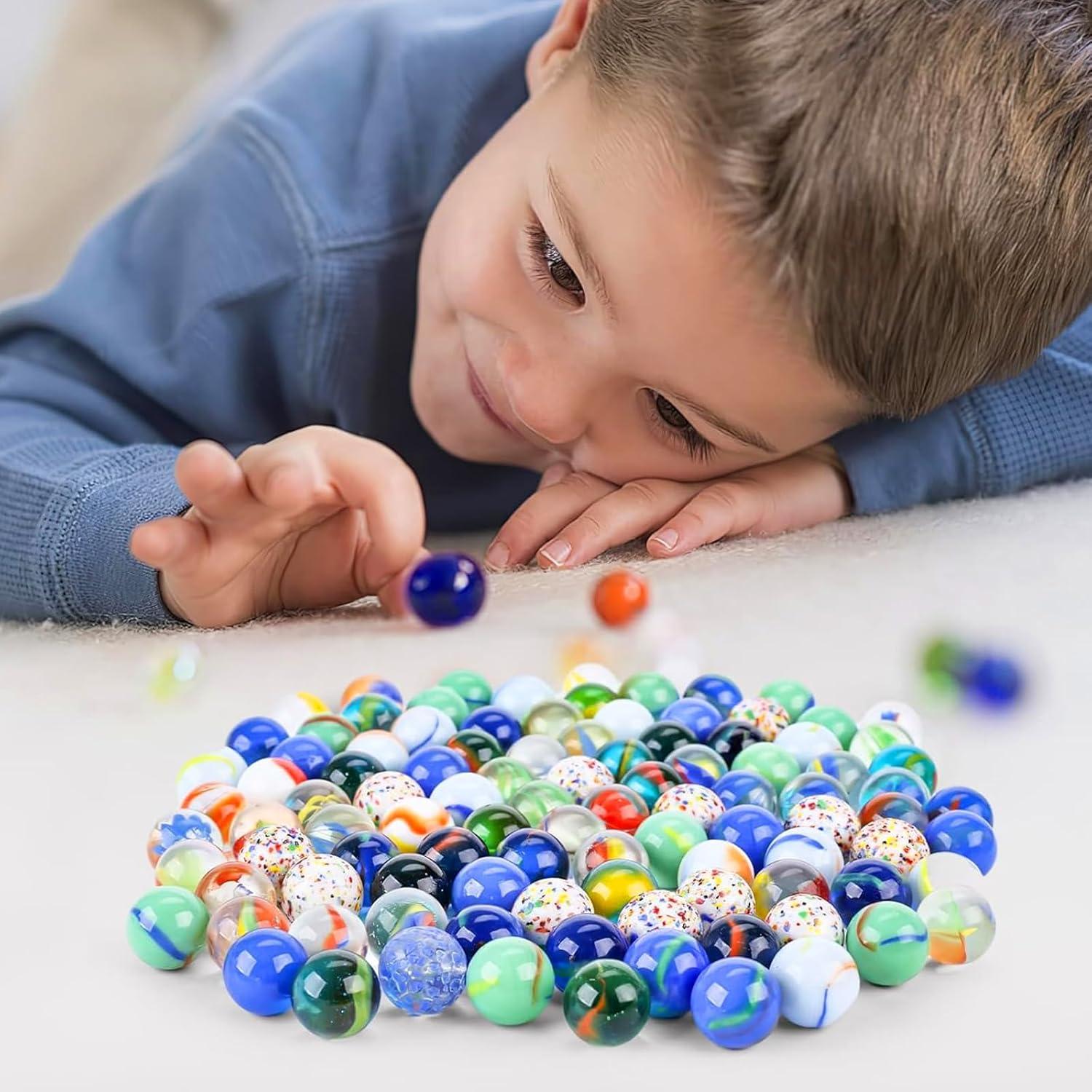 Canicas de Vidrio POPLAY 160PCS para Manualidades Niños