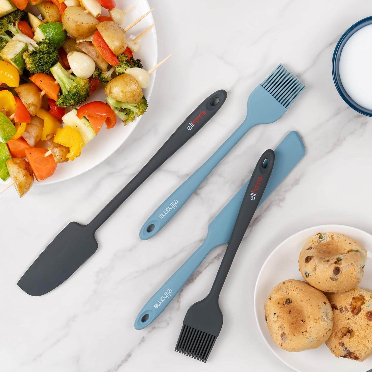 Brocha de Silicona para Basting Elihome 22.2 cm Resistente al Calor