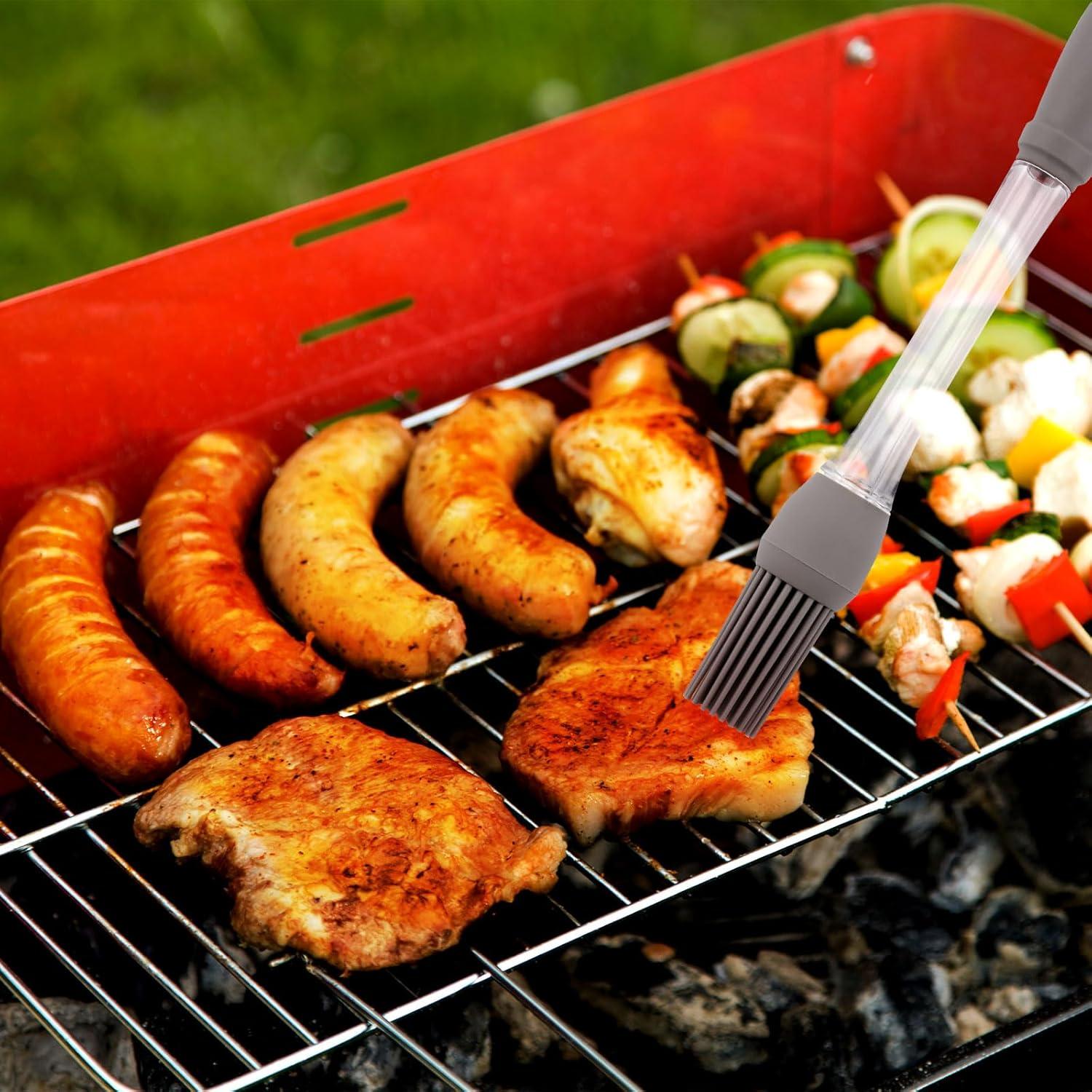 Set de 3 Brochas de Silicona para Aceite BOXOB 23x2.5cm