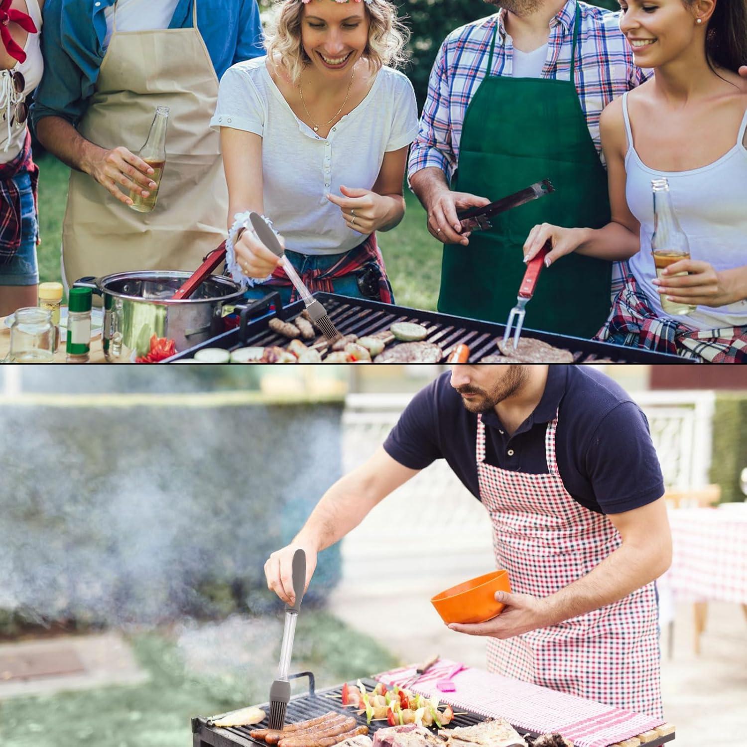 Set de 3 Brochas de Silicona para Aceite BOXOB 23x2.5cm