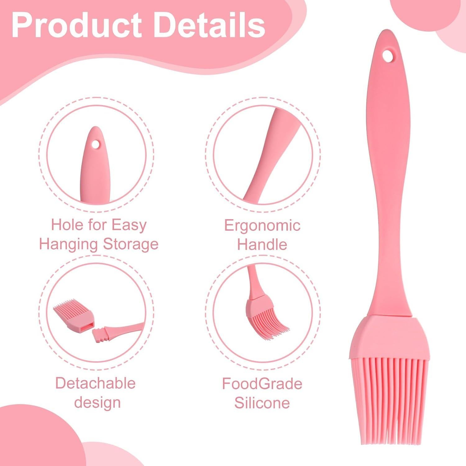 Juego de 4 Brochas de Silicona Ouligay para Cocina y Hornear