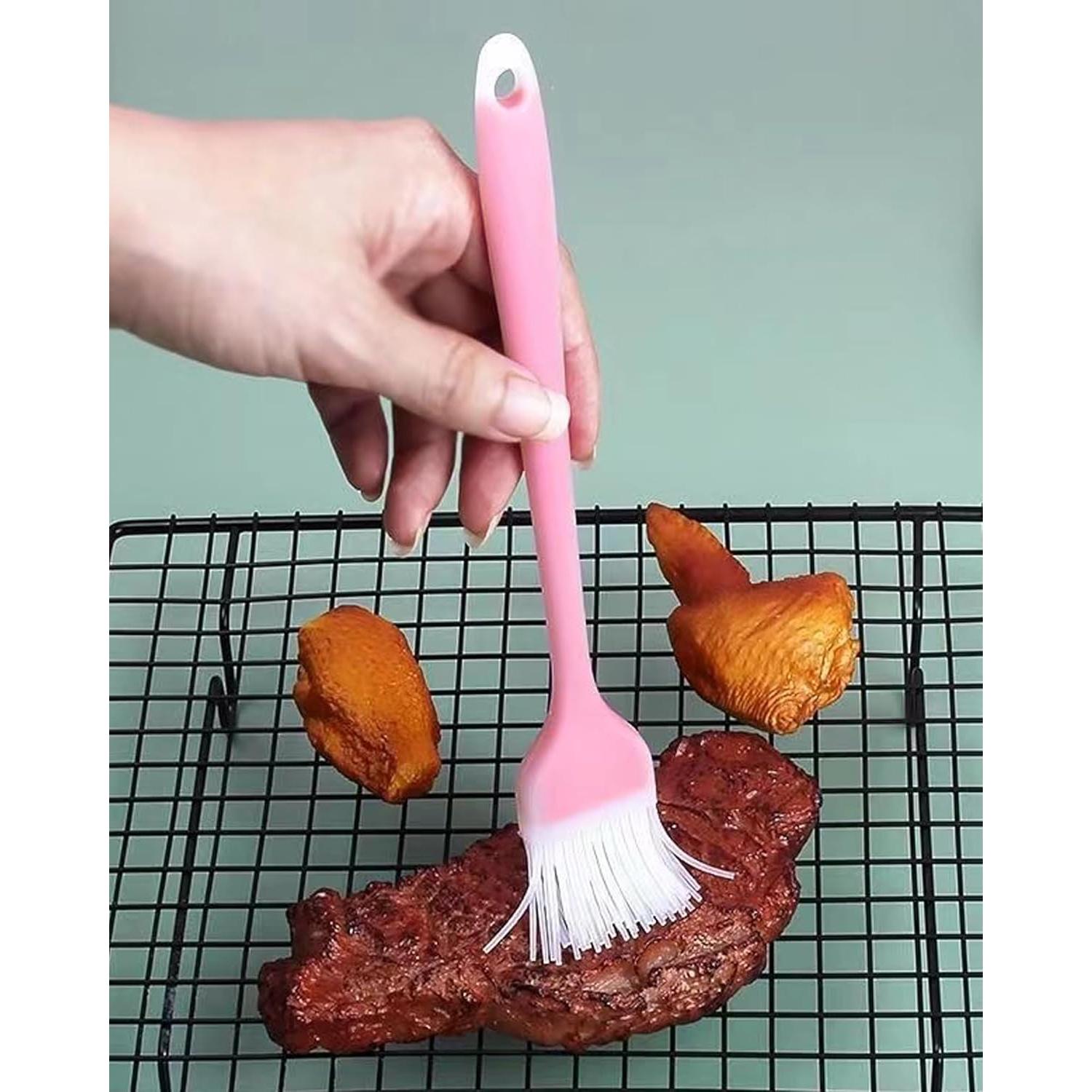 Brochas de Silicona Konilaomu 2PCS 25.4 y 20.3 cm Resistentes al Calor