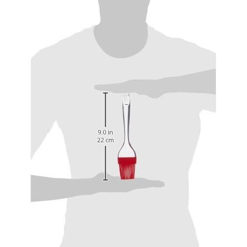 Brocha de Silicona Norpro 2018R Roja Resistente al Calor