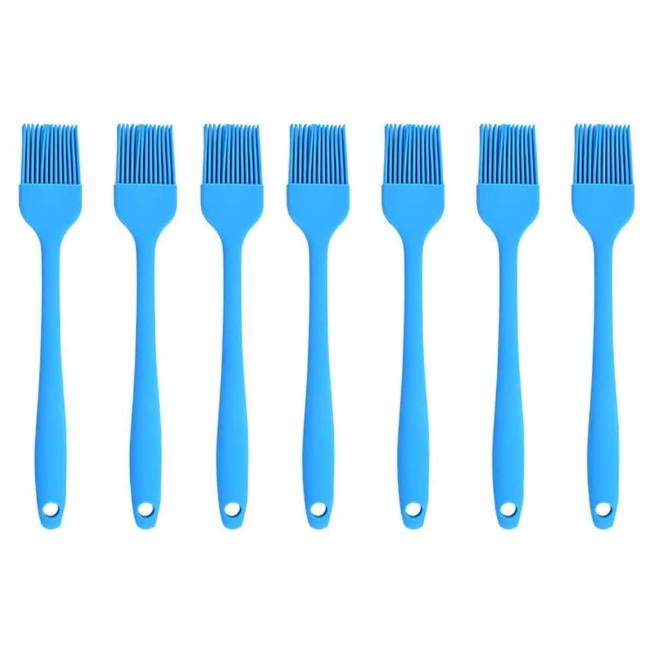 Brocha de Silicona JYYHSF para BBQ y Pastelería - 7 PCS Azul