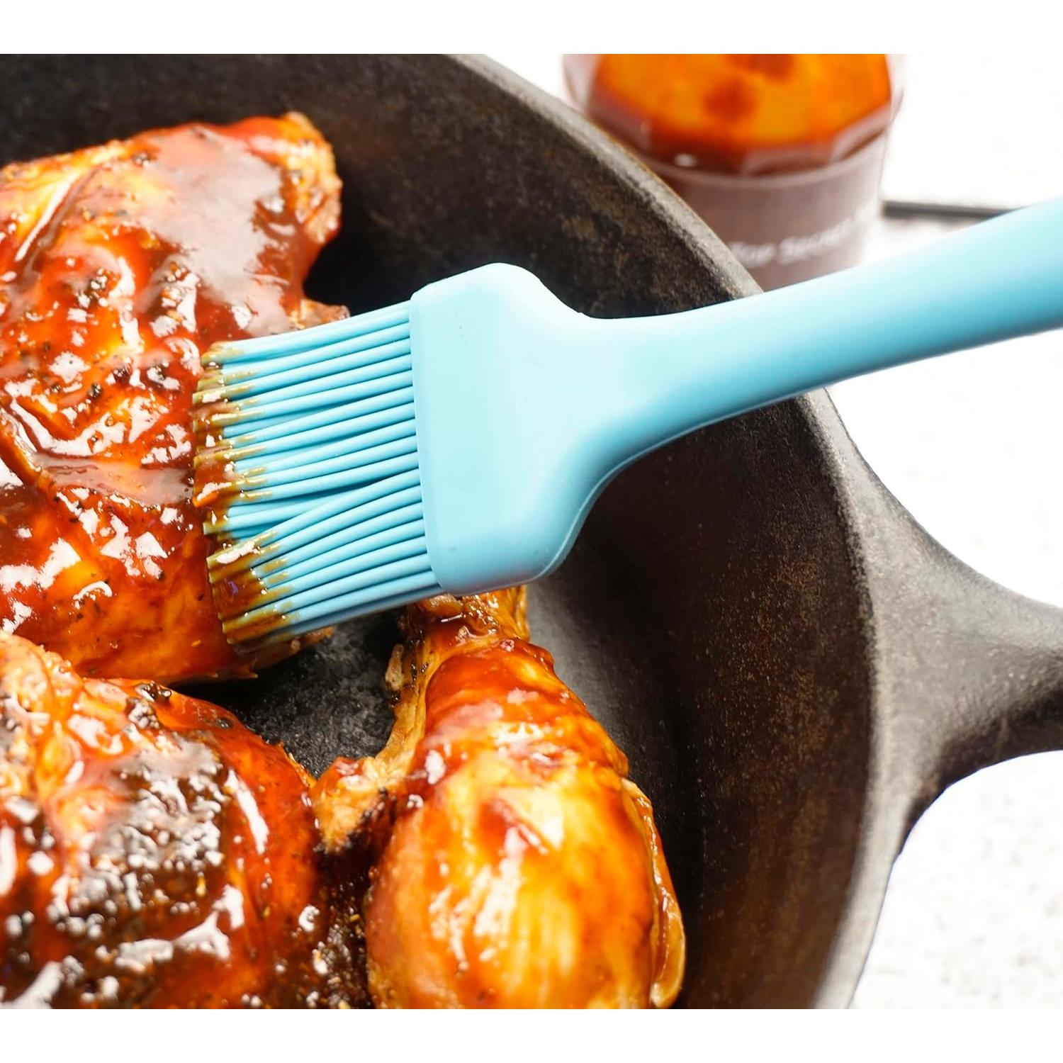 Brocha de Silicona RSVP International Turquesa 22 cm Resistente al Calor