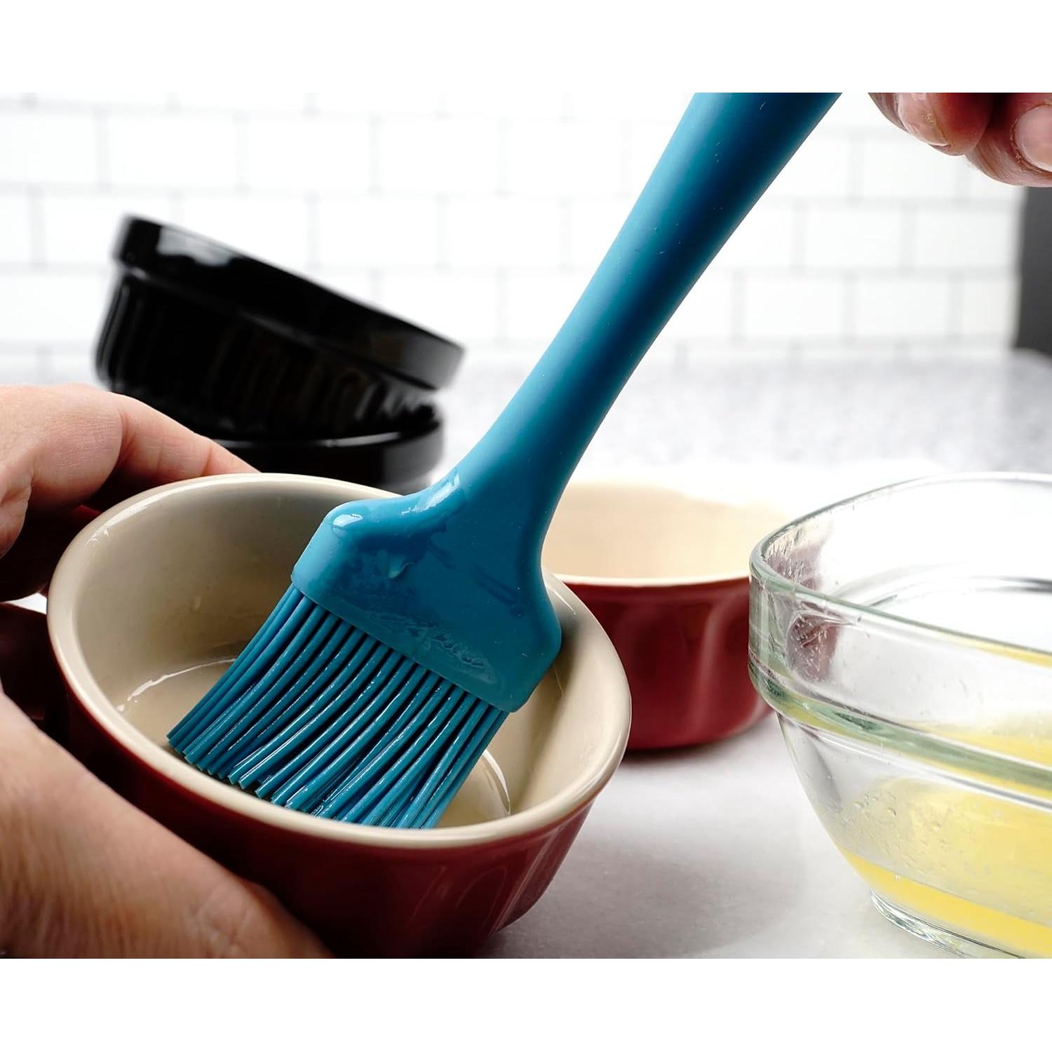 Brocha de Silicona RSVP International Turquesa 22 cm Resistente al Calor