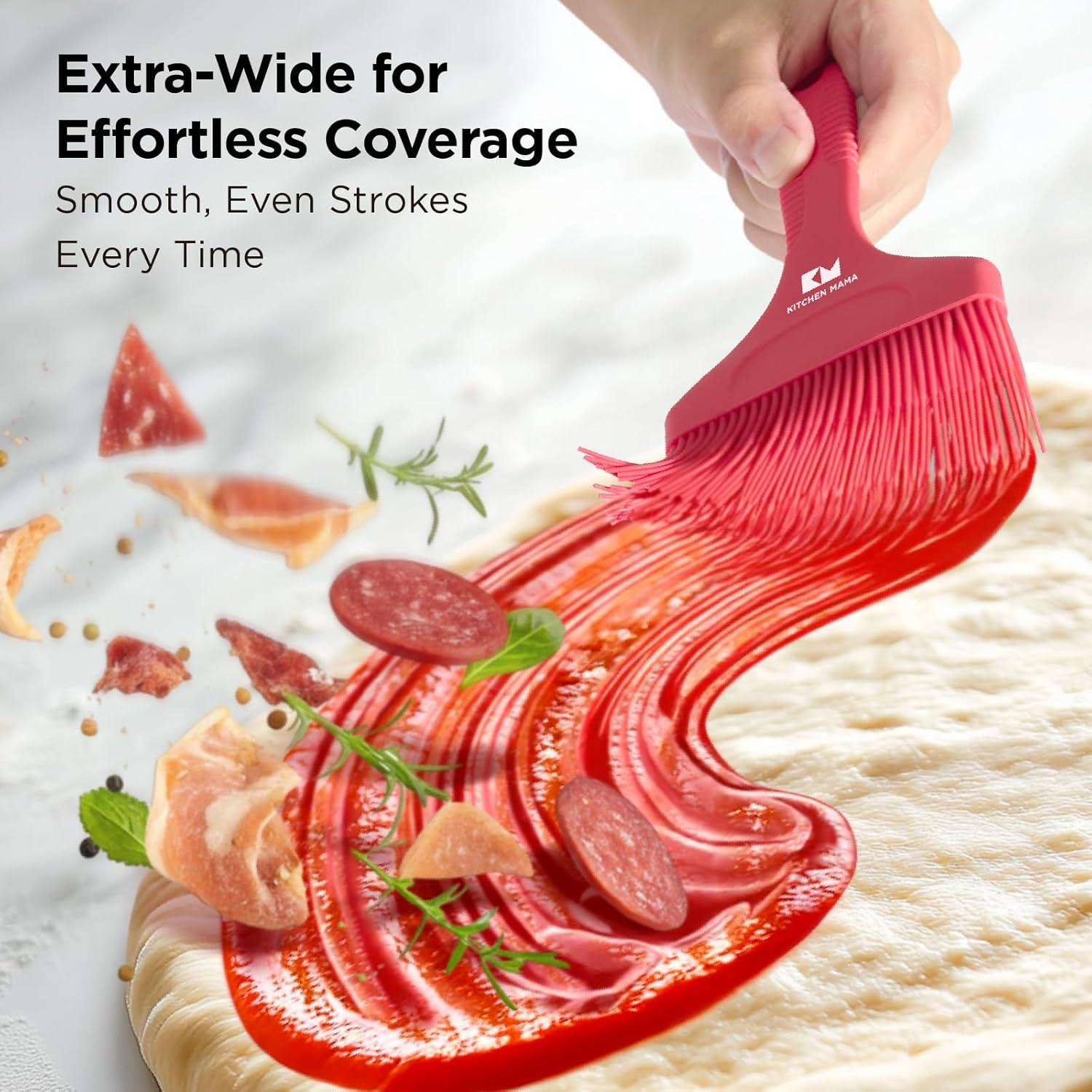 Juego de Brochas de Silicona Kitchen Mama Platinum - 6 Piezas