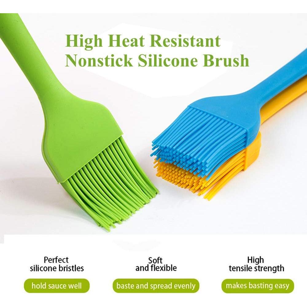 Set de 4 Brochas de Silicona iPstyle para Hornear y BBQ