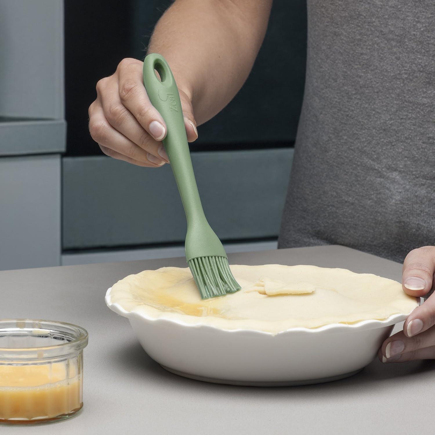 Brocha de Silicona Zeal para Pastelería 20 cm Verde Salvia